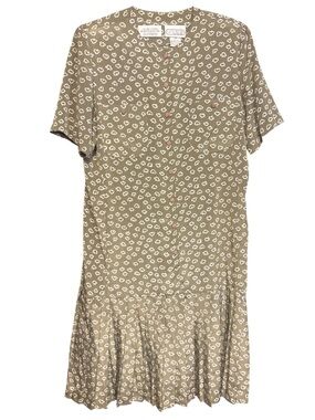 Vintage 1980s Liz Roberts Secretary Dress